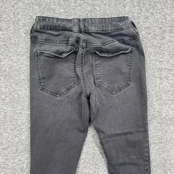 SO Womens Low Rise Jegging Skinny Jeans Faded Black Size 3 Stretch Denim - Picture 9 of 9